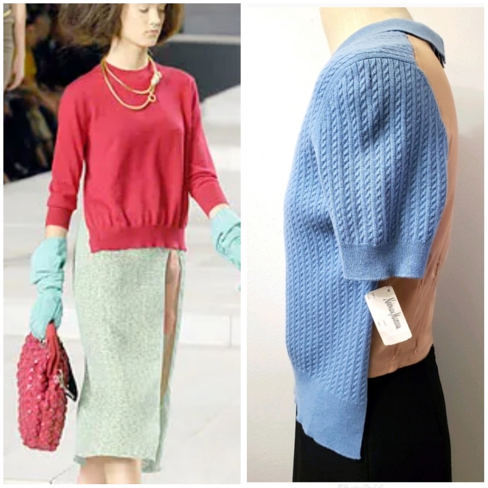 NWT Marc Jacobs Cashmere Corseted Knit Size Medium